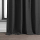 Bellino Blackout Room Darkening Curtain Single Panel, Smoked Truffle, 50"x108"