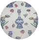 Royal Delft Purissima 16" Round Pebble Placemats, Set of 4