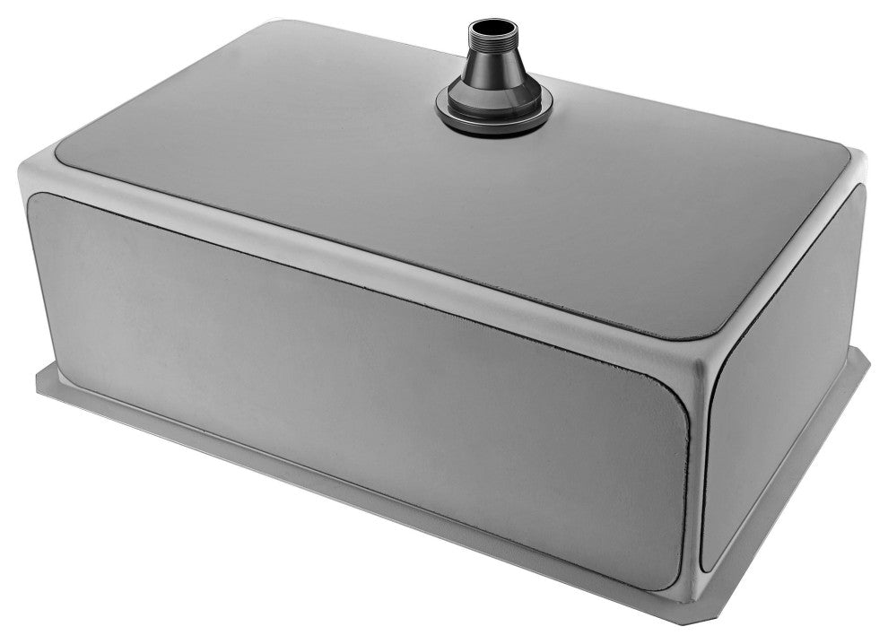 ANZZI Vanguard Series 32 in. Undermount Handmade Stainless Steel Kitchen Sink