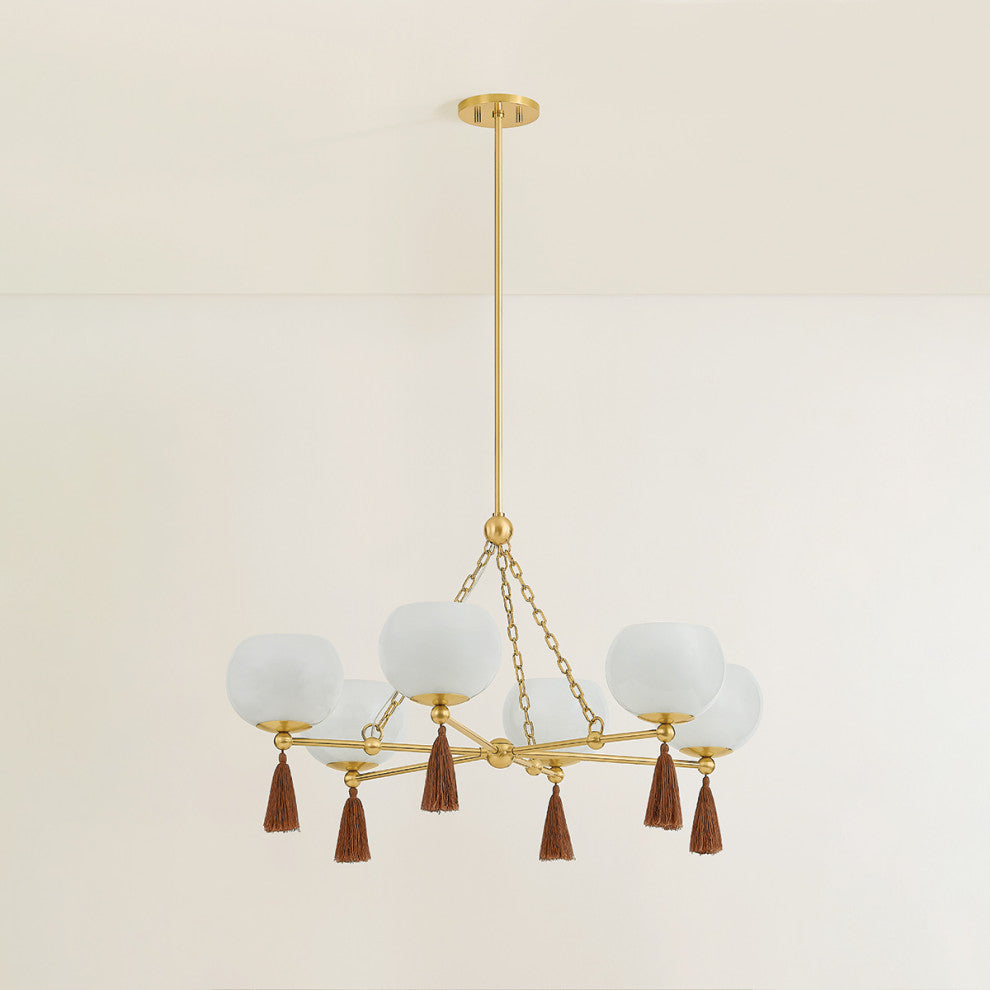 Mandy Cheng x Mitzi Niya Chandelier Aged Brass