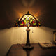 CHLOE Lighting Lennon Tiffany Dark Bronze 2-Light Victorian Table Lamp