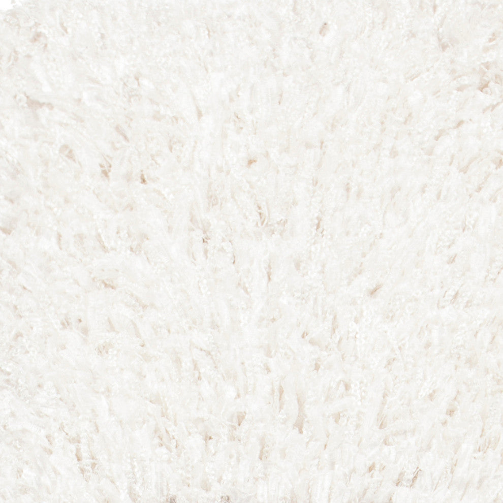 Vega Contemporary Area Rug, White, 5'x7'6"