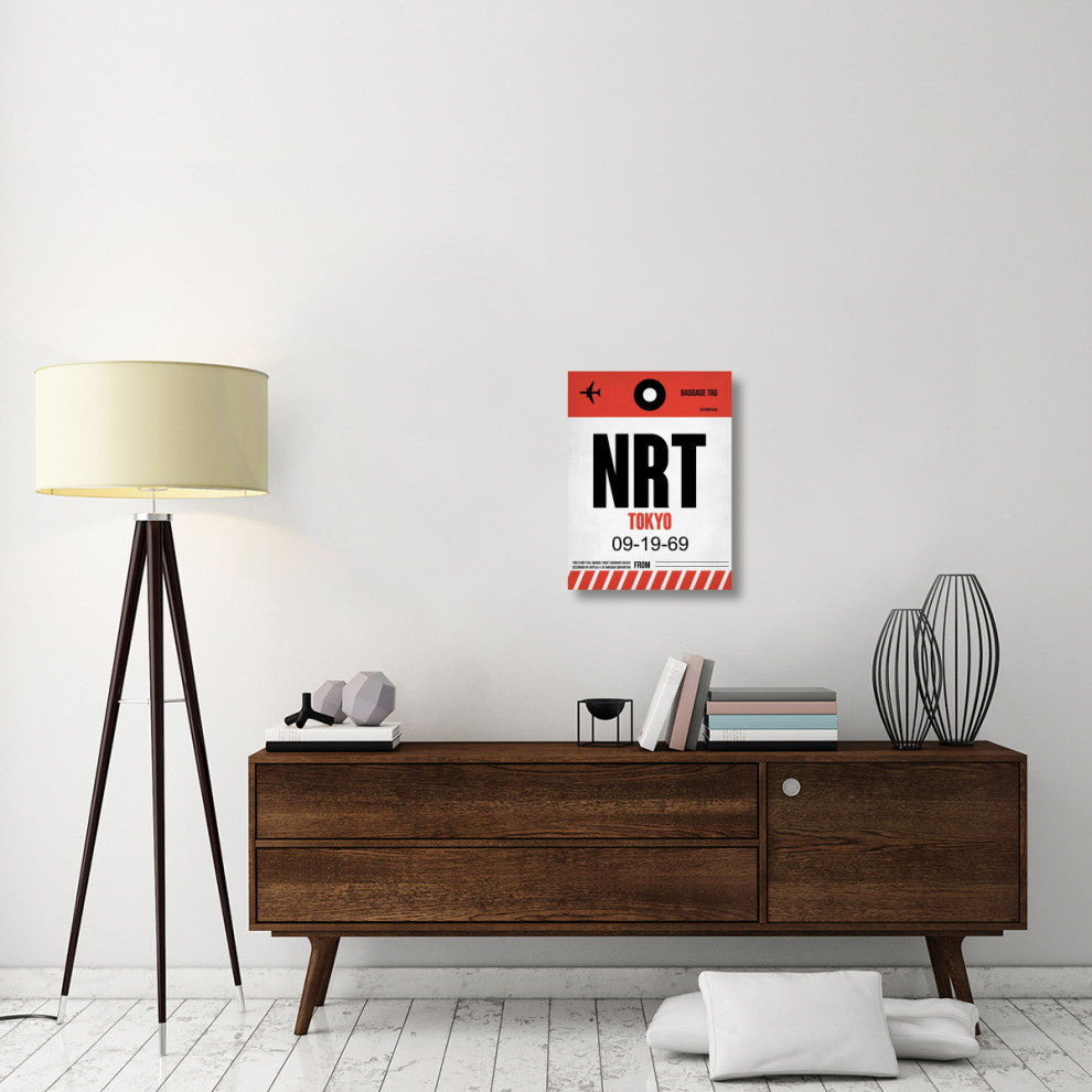"NRT Tokyo Luggage Tag 1" Fine Art Print