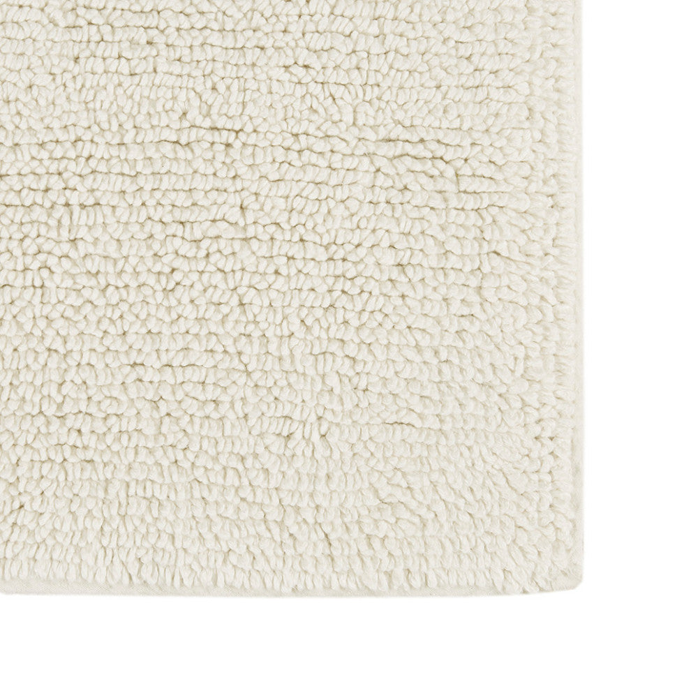 Beautyrest Plume Luxury Feather Touch Reversible Bath Rug, Ivory
