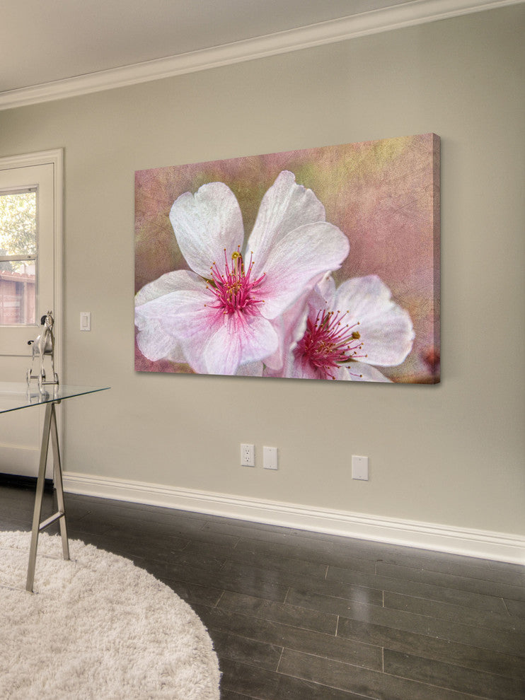 "Cherry Blossoms" Painting Print on Canvas by Theo