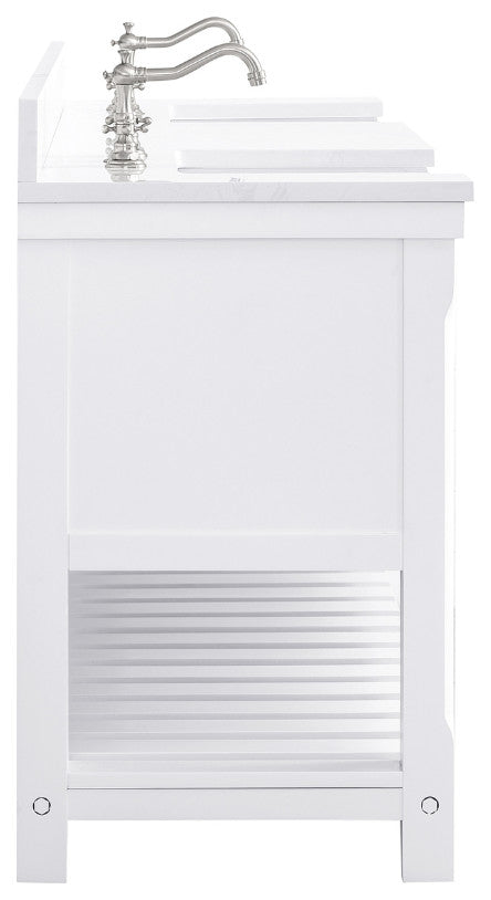 Wesley 72" Bathroom Vanity, White