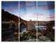 "Old Roman Bridge in Spain" Photo Metal Wall Art, 3 Panels, 36"x28"