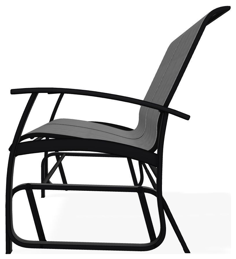 Belle Isle Sling 2-Seat Glider, Collect Charcoal/Black