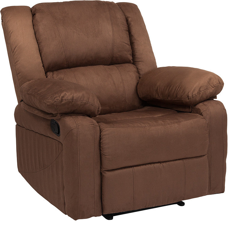 Harmony Series Chocolate Brown Microfiber Recliner