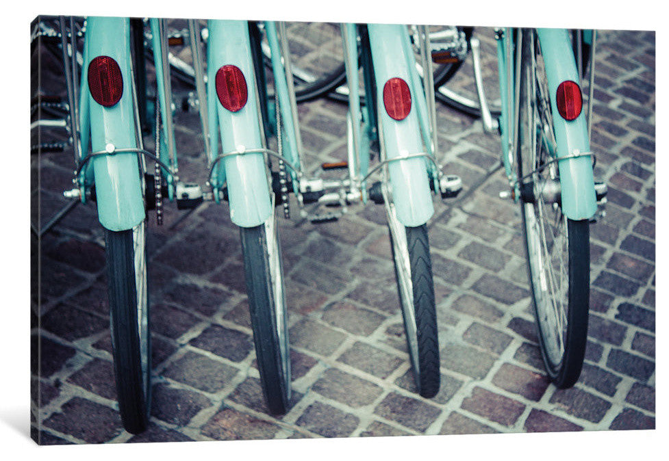 "Bicycle Line Up I" by Jessica Reiss, 40x26x1.5