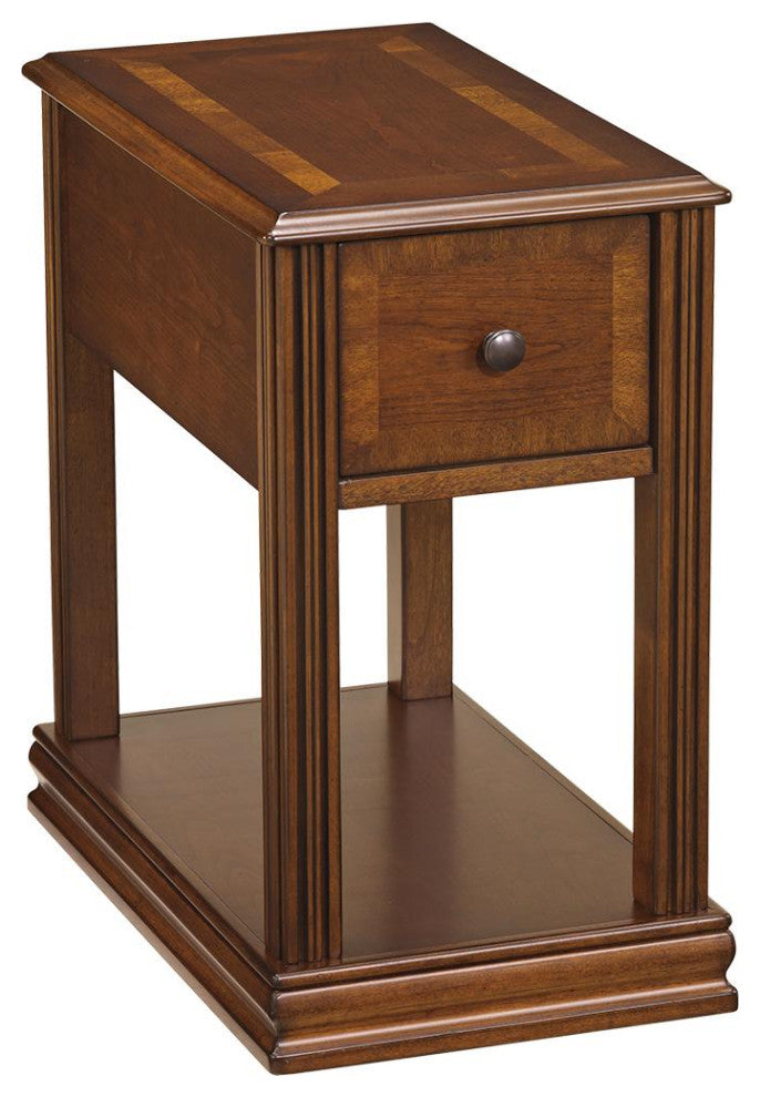 Breegin Contemporary Brown Chair Side End Table