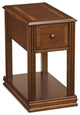 Breegin Contemporary Brown Chair Side End Table