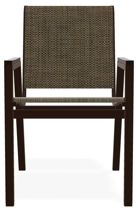 Bazza Sling Stackable Outdoor Dining Chair, Beacon/Kona