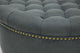 Baxton Studio Iglehart Gray Linen Modern Tufted Ottoman
