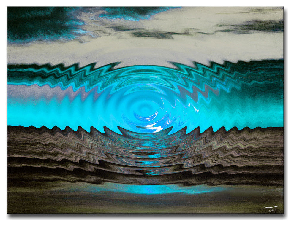 Ready2Hangart 'Aqueous Trance Xii' By Tristan Scott Canvas Art, 20" Hx30