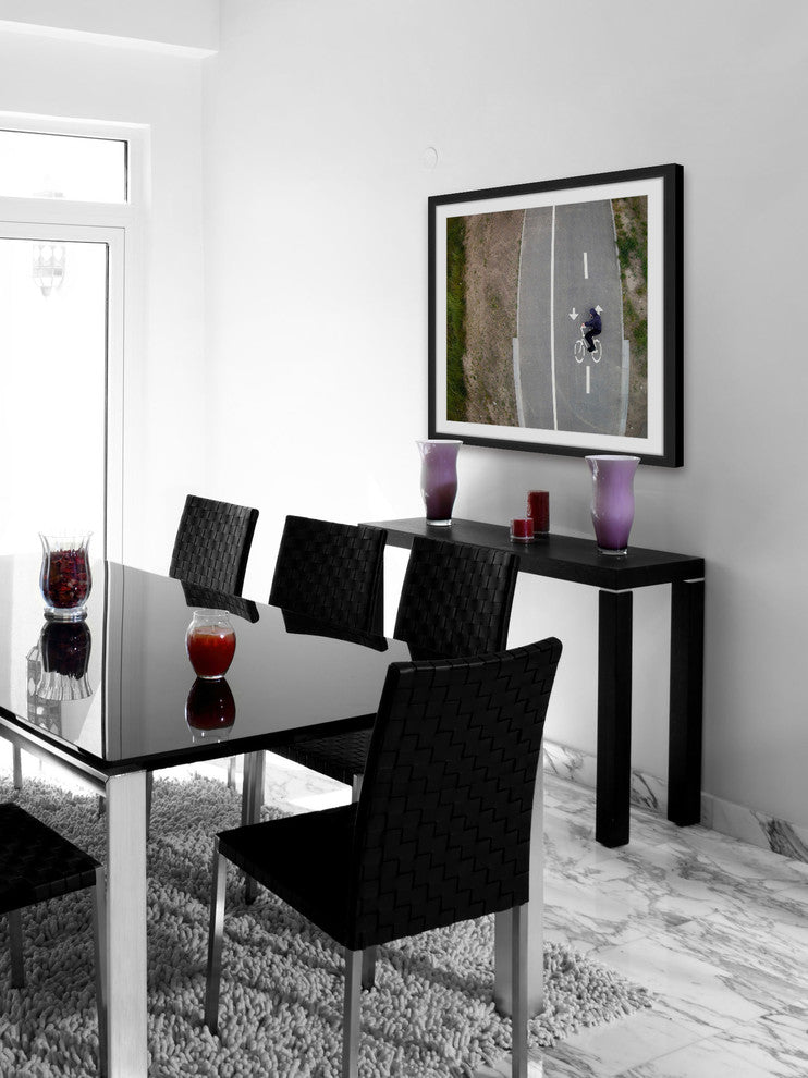 "Bicycle Lane" Framed Print by Karolis Janulis