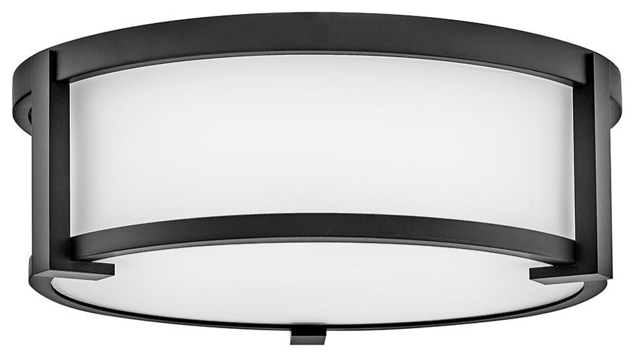 Hinkley Lowell Small Flush Mount, Black