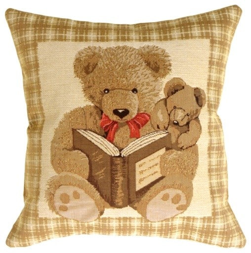 Pillow Decor - Tapestry Story Time Teddy Pillow
