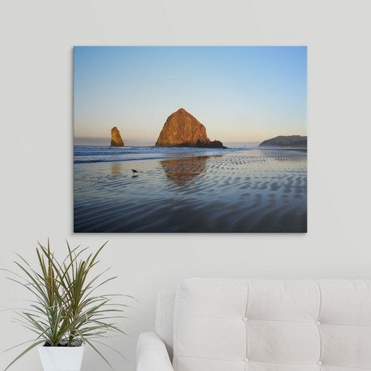 "Haystack Rock" Canvas Art, 30"x24"x1.25"