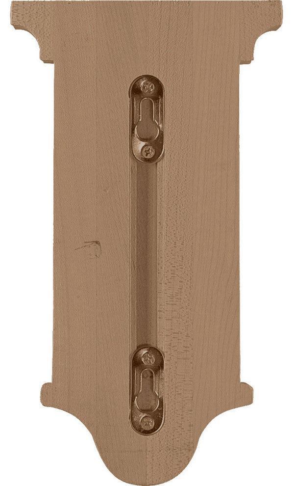 5"W x 5"D x 9"H Arts and Crafts Corbel, Alder
