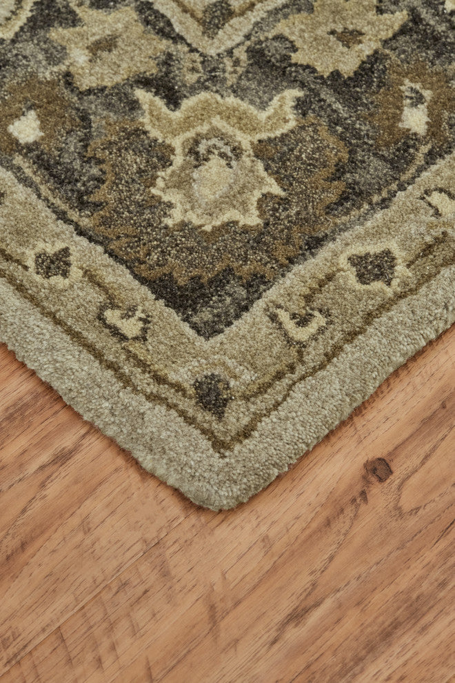 Weave & Wander Botticino Rug, Gray, 5'x8'
