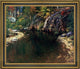 John Joseph Enneking Home of the Trout Framed Premium Canvas Print, 20"x25"