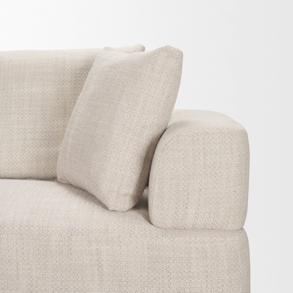 Warner Oatmeal 2-Piece Long Sofa Set