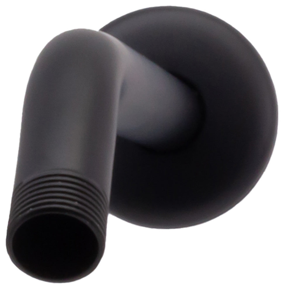 10" Shower Arm In Powder Coated Flat Black