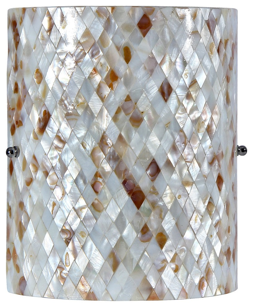 SHELLEY Mosaic 1 Light Wall Sconce 8.5inches Wide