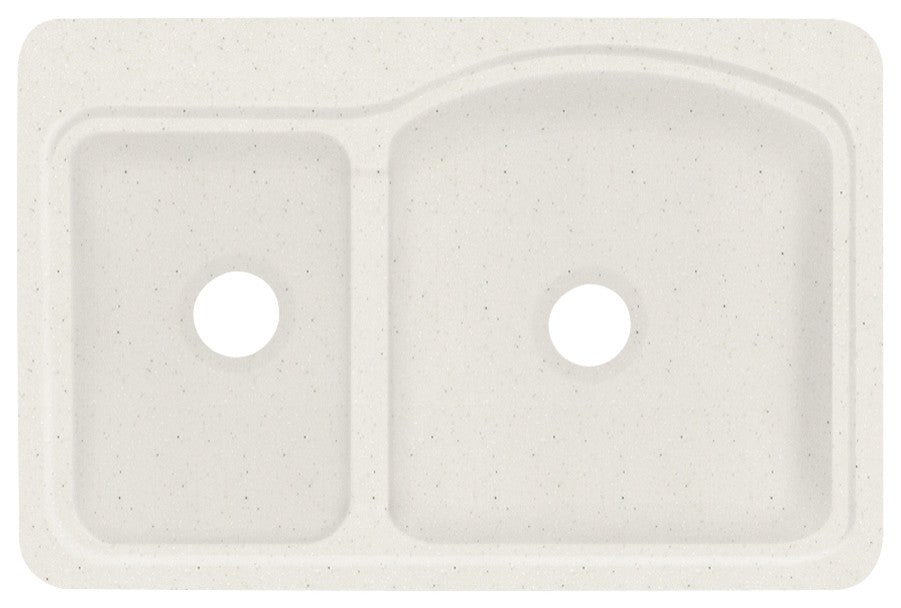33"x22" Mount Self-Rimming Cambridge Kitchen Sink, Matrix Summit