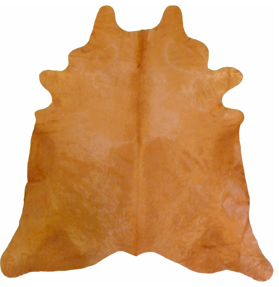 Clementine Dyed Extra Large Brazilian Cowhide