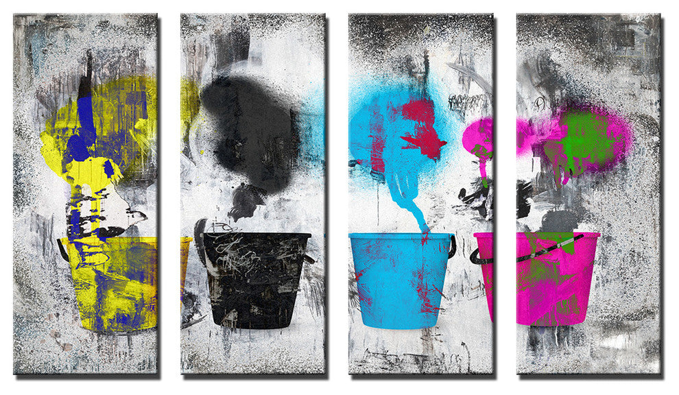 INKD VI Canvas Art, 4-Piece Set