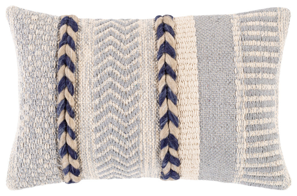 Cascada CDA-001 Pillow Cover, Cream, 13"x20", Pillow Cover Only