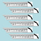 Ornate Cornice White Urethane Huntington Design 6 Pieces Totaling 564" Length