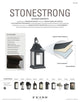 1-Light Outdoor Sconce, Dark Weathered Zinc