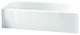 Sterling Accord 60.25"x30.5"x17.25" Vikrell Left-Hand Bath, White
