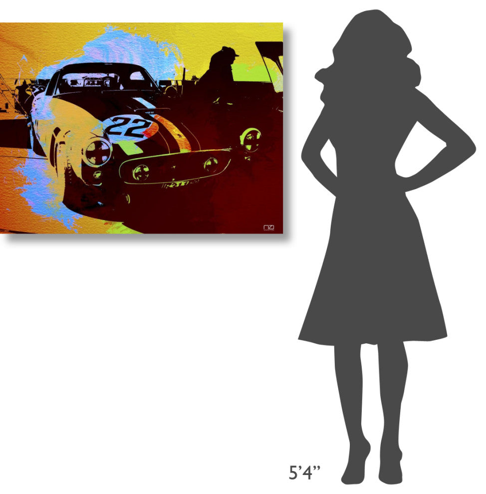 "Ferrari Watercolor" Fine Art Print