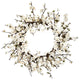 24" Plum Blossom Wreath