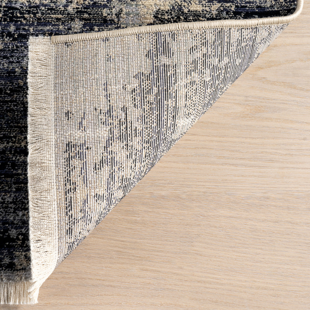 Rielle Contemporary Abstract Area Rug, Light Brown 10'x13'