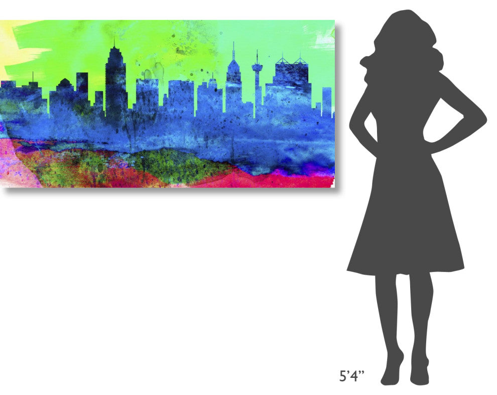 "San Antonio City Skyline" Fine Art Print