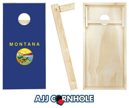 Montana Flag Cornhole Set