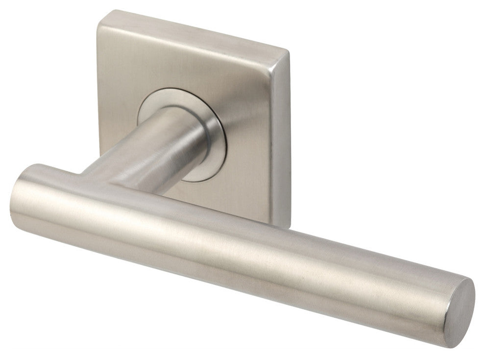 Copenhagen Lever, Tubular Passage, Satin Stainless Steel, 2-3/4" Backset