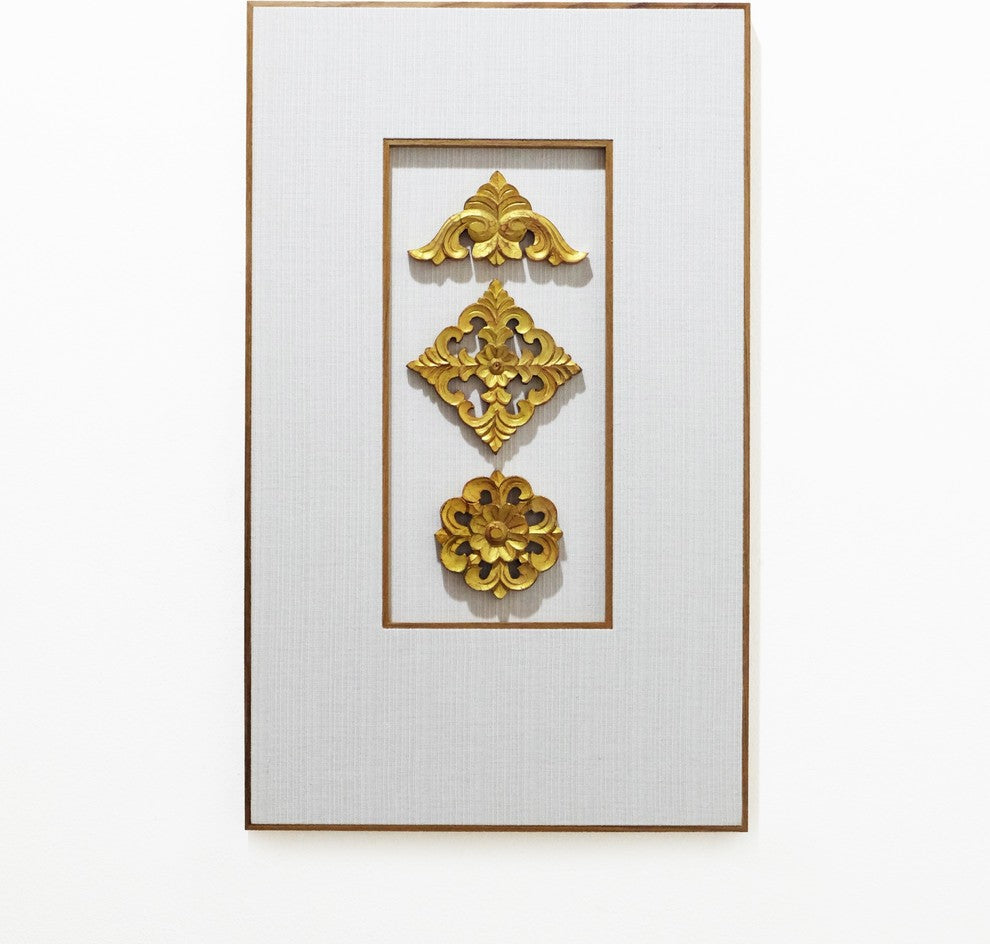 Framed Scroll Wall Decor, 15.5"x25.5"