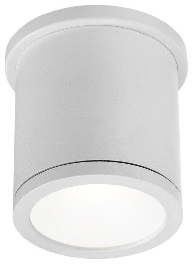 WAC Lighting Tube 5" Indoor or Outdoor LED Flush Mount, White
