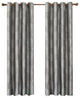 Lexington Jacquard Grommet-Top Panels, Set of 2, Silver, 104"x96"