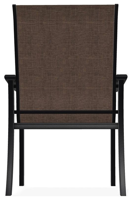 St. Catherine Sling Outdoor Armchair, Mocha/Black