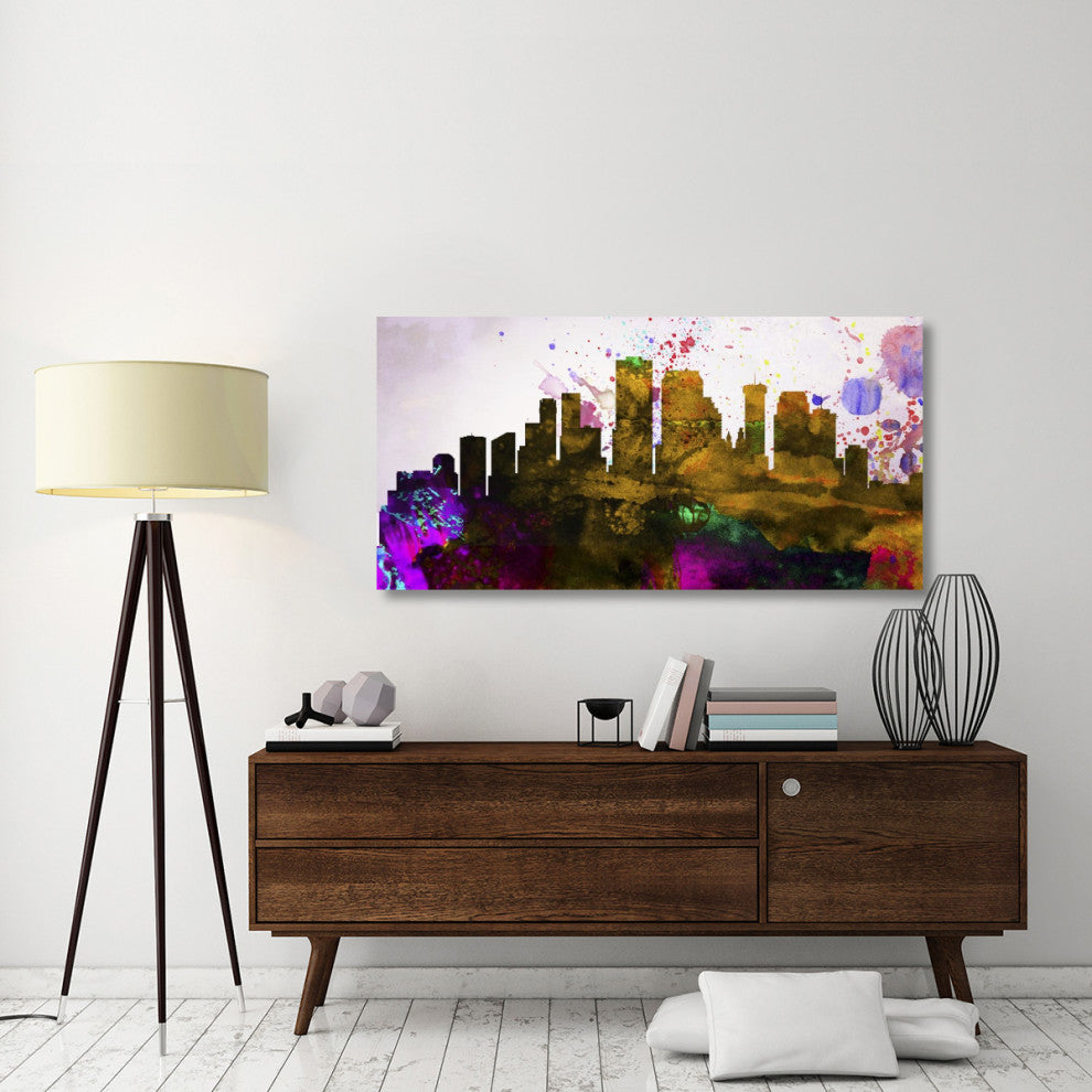 "New Orleans City Skyline" Fine Art Print