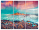 "Blue Waters in Spring" Photo Metal Wall Art, 3 Panels, 36"x28"
