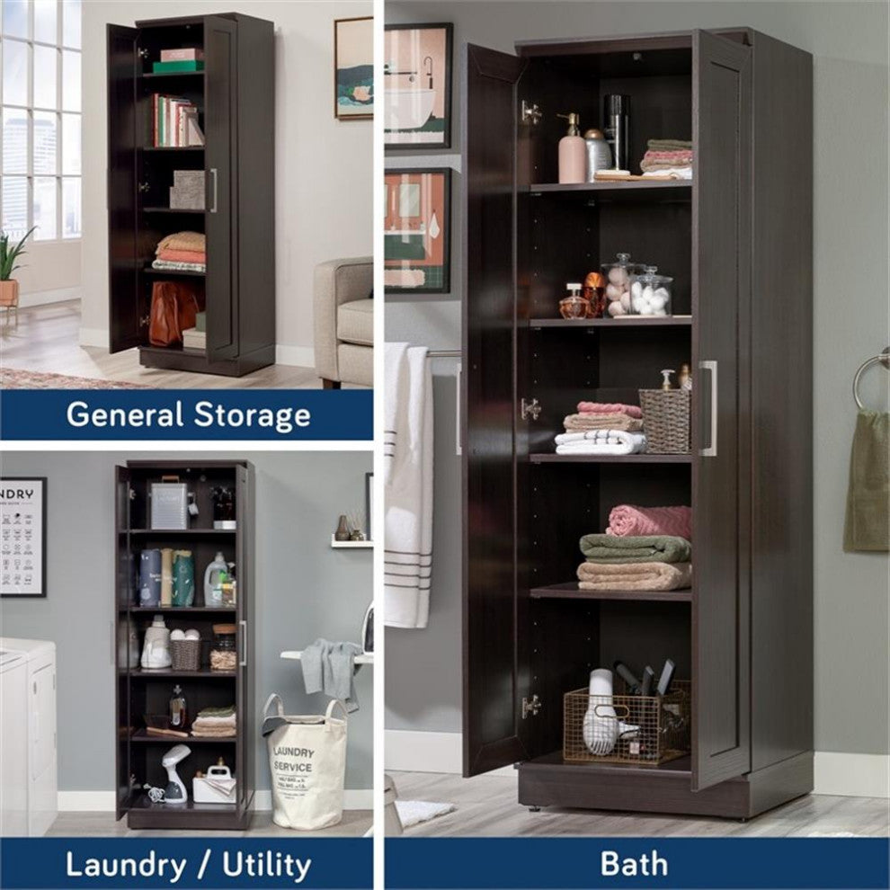 Sauder Homeplus Engineered Wood Storage Cabinet in Dakota Oak