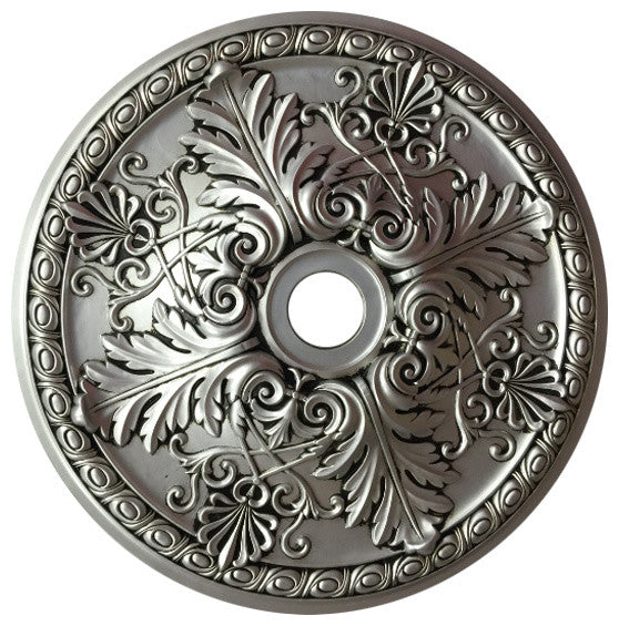 Artistry Lighting, Round 33" Antique Silver Ceiling Medallion (ARP13-FZ)